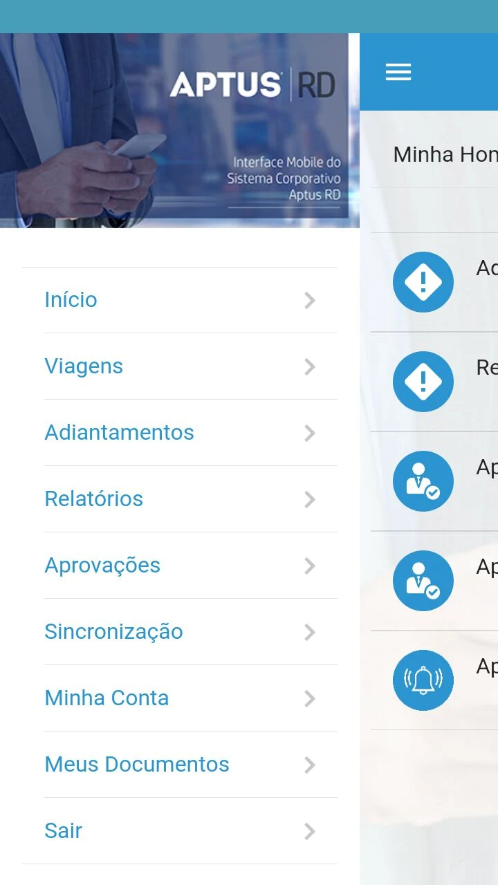 Aptus RD Mobile screenshot