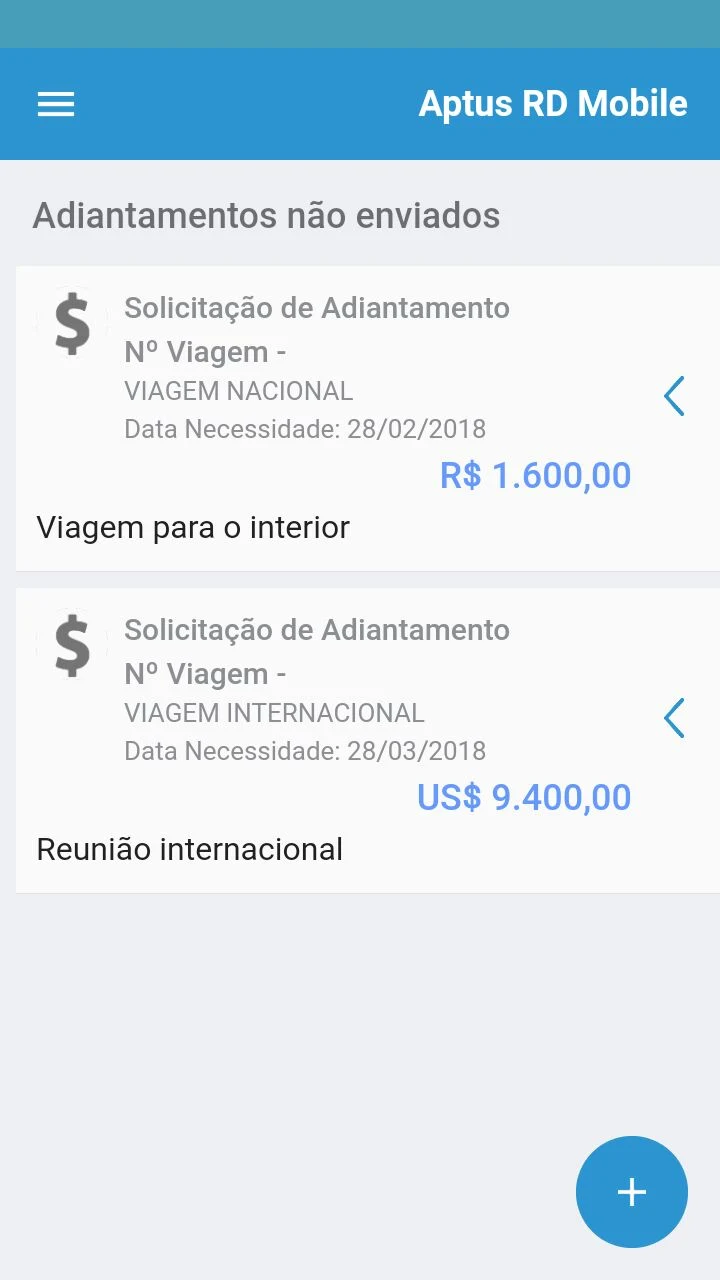 Aptus RD Mobile screenshot